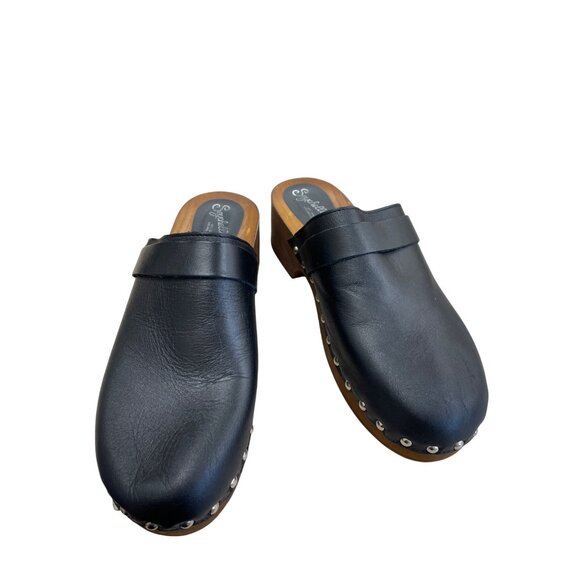 Seychelles Womens Black Leather Studded sandals mules size 9 SKU 8388 - Picture 12 of 12